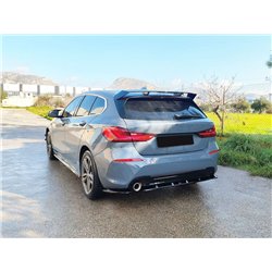 Rear bumper lip for BMW 1 Series Hatchback (F40) 2019-2024 | Black ABS