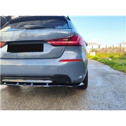 Rear bumper lip for BMW 1 Series Hatchback (F40) 2019-2024 | Black ABS