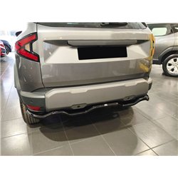 Rear bumper lip for Dacia Duster III (DJF) 2024- | Black ABS plastic Shiny