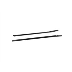 Side skirt extensions for BMW 1 Series Hatchback F40 2019-2024 Black ABS