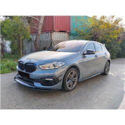 Side skirt extensions for BMW 1 Series Hatchback F40 2019-2024 Black ABS