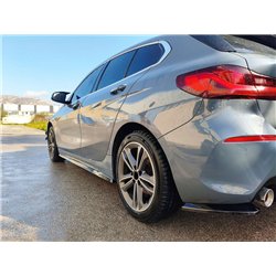 Side skirt extensions for BMW 1 Series Hatchback F40 2019-2024 Black ABS