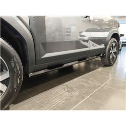 Side skirt extensions for Dacia Duster III (DJF) 2024- | Black ABS