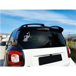 Roof spoiler for Smart Fortwo Coupe III (C453) 3D 2014-2023 | PUR