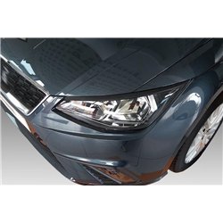Nakładki nad przednie reflektory SEAT Ibiza Hatchback V 6F KJ 2017- ABS