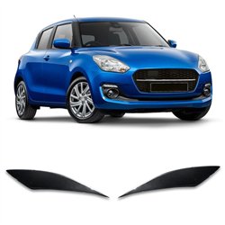 Nakładki nad przednie reflektory Suzuki Swift Hatchback VI AZ 2017- ABS
