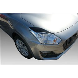 Headlight covers for Suzuki Swift Hatchback VI (AZ) 2017- | Black ABS