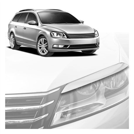 Nakładki nad przednie reflektory Volkswagen VW Passat Variant Kombi VII