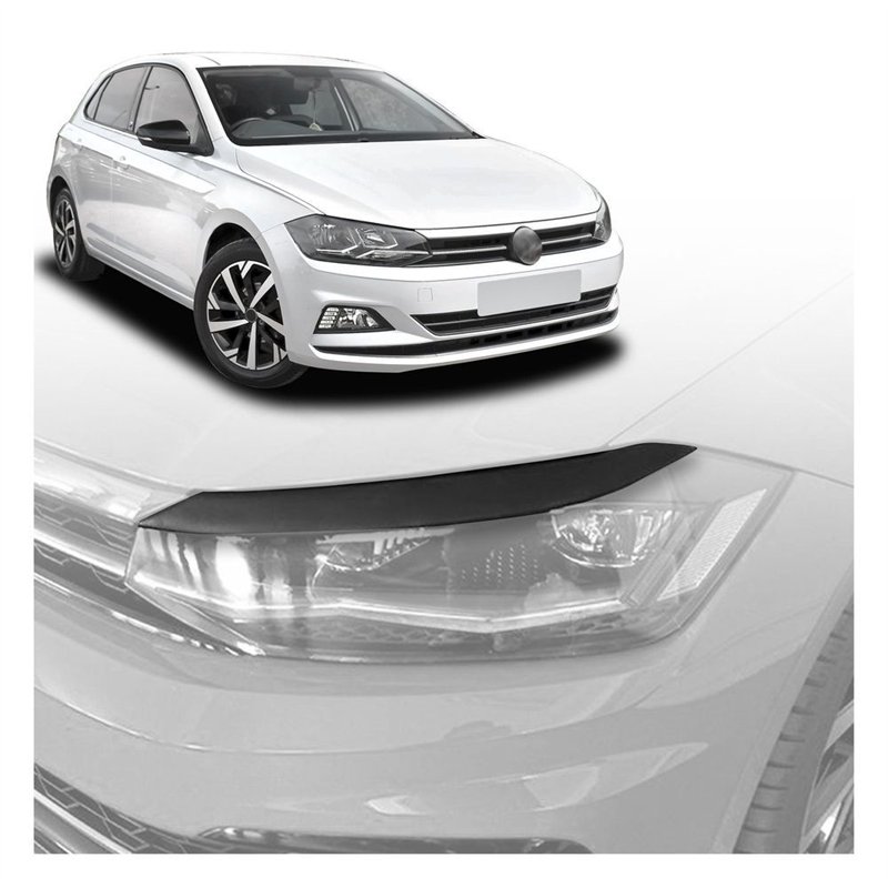 Nakładki nad przednie reflektory Volkswagen VW Polo Hatchback VI AW 2017