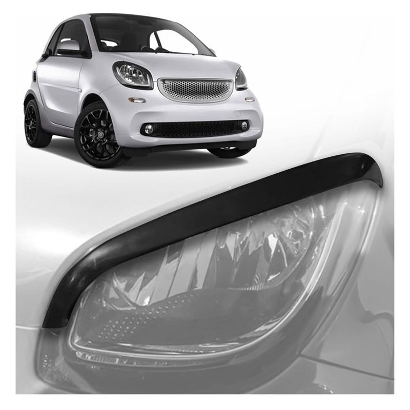 Nakładki nad przednie reflektory Smart Fortwo Kabriolet III A453 2D 2016