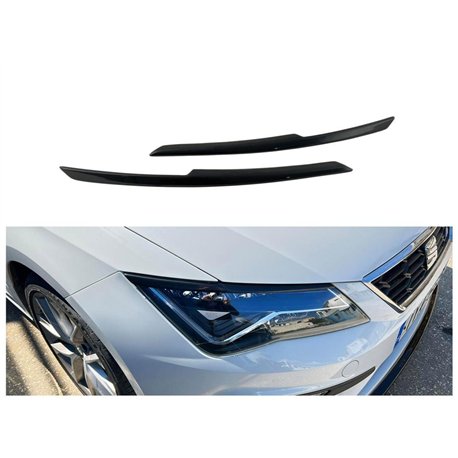 Nakładki nad przednie reflektory SEAT Leon Hatchback III 5F 5D 2012-2020