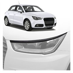 Nakładki nad przednie reflektory Audi A1 Hatchback I 8X 3D 2010-2018 ABS