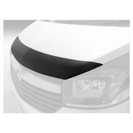 Bonnet guard for Opel Vivaro B (X82) 2014-2019 | Black ABS plastic Matte
