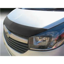 Bonnet guard for Opel Vivaro B (X82) 2014-2019 | Black ABS plastic Matte