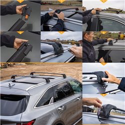 Bagażnik dachowy Volkswagen VW Passat Kombi VIII B8 3G Alltrack 2015-202