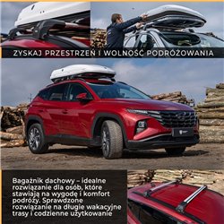 Roof rack for SsangYong Torres I J100/U100 2022- ECEM V2 CROSSBAR Aluminum