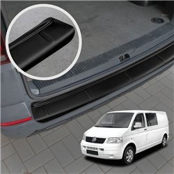 Rear bumper trim for Volkswagen VW Transporter (T5) 2003-2015 | Black ABS