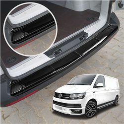 Rear bumper trim for Volkswagen VW Transporter (T6) 2015-2019 | Black ABS