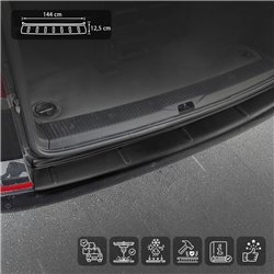 Rear bumper trim for Volkswagen VW Multivan (T6) 2015-2019 | Black ABS