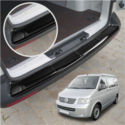 Rear bumper trim for Volkswagen VW California (T5) 2003-2015 | Black ABS