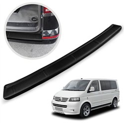 Rear bumper trim for Volkswagen VW Multivan (T5) 2003-2015 | Black ABS