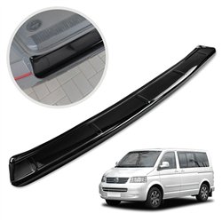 Rear bumper trim for Volkswagen VW Caravelle (T5) 2003-2015 | Black ABS