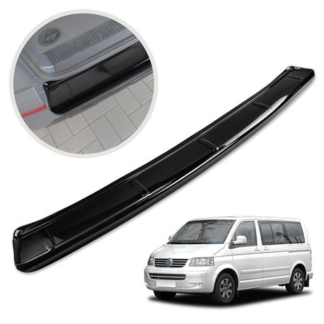 Rear bumper trim for Volkswagen VW Caravelle (T5) 2003-2015 | Black ABS