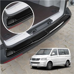 Rear bumper trim for Volkswagen VW Caravelle (T5) 2003-2015 | Black ABS