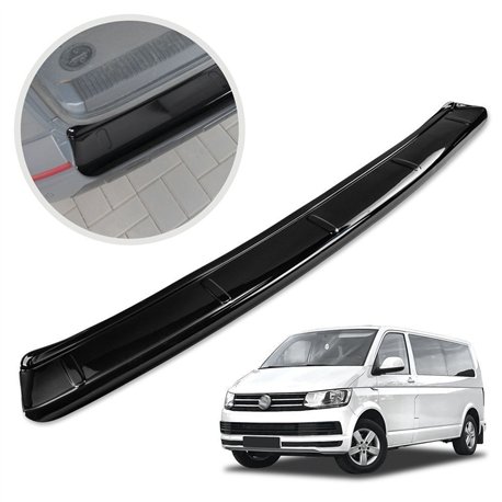 Rear bumper trim for Volkswagen VW Caravelle (T6) 2015-2019 | Black ABS