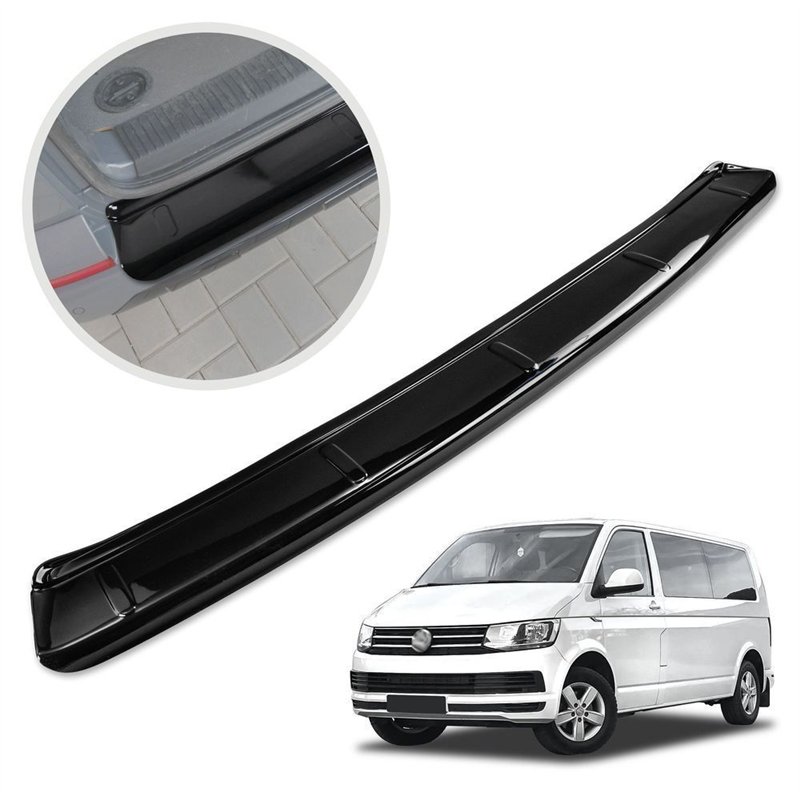 Rear bumper trim for Volkswagen VW Caravelle (T6) 2015-2019 | Black ABS