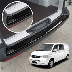 Rear bumper trim for Volkswagen VW Transporter (T5) 2003-2015 | Black ABS