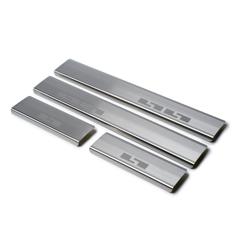 Sill trims for KGM Rexton I (YK | Y400) 2025- Silver steel brushed