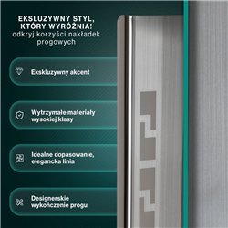 Sill trims for KGM Rexton I (YK | Y400) 2025- Silver steel brushed