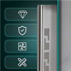 Sill trims for KGM Rexton I (YK | Y400) 2025- Silver steel brushed