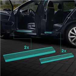Sill trims for KGM Rexton I (YK | Y400) 2025- Black Grey carbon-style