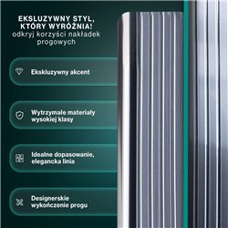 Sill trims for KGM Rexton I (YK | Y400) 2025- Silver steel brushed