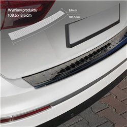 Rear bumper trim for KGM Torres I (UK) 2025- | Black chrome steel