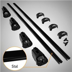 Roof rack for KGM Torres I (UK) 2025- | Solidbar Beta V2 Lite Black Steel
