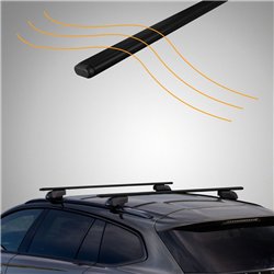 Roof rack for KGM Torres I (UK) 2025- | Solidbar Beta V2 Lite Black Steel