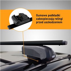 Roof rack for KGM Korando I CW C300 2025- Solidbar Beta V2 Lite Steel