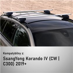 Bagażnik dachowy do KGM Korando I CW C300 2025-
