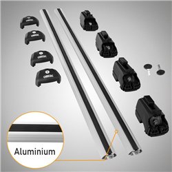 Roof rack for KGM Korando I CW C300 2025- Boldbar Beta V2 Silver Aluminum