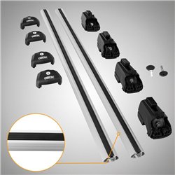 Roof rack for KGM Korando I CW C300 2025- Boldbar Beta V2 Silver Aluminum