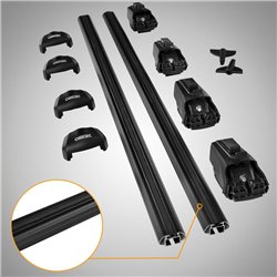 Roof rack for KGM Tivoli I XK 2025- Boldbar Beta V2 Lite Black Aluminum