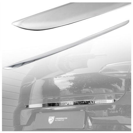Rear tailgate edge trim for KGM Torres I (UK) 2025- | Chrome steel