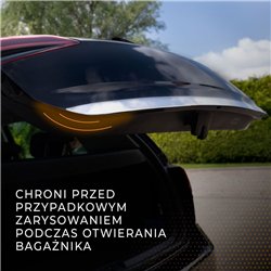 Rear tailgate edge trim for KGM Torres I (UK) 2025- | Chrome steel