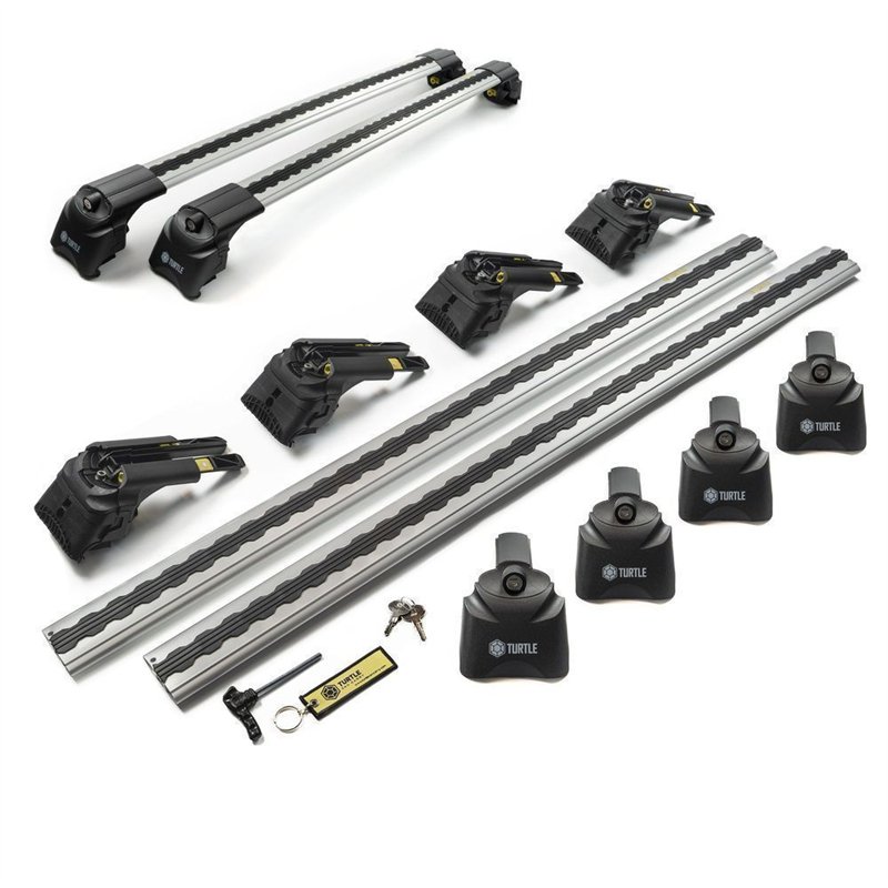 Roof rack for KGM Torres I (UK) 2025- | AIR-2 Silver Aluminum Plastic