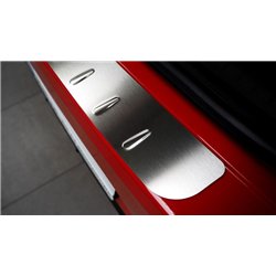 Rear bumper trim for Hyundai i10 Hatchback III AC3 2020-2025 Silver steel