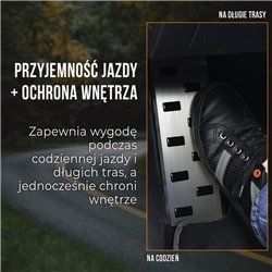 Footrest plate for Hyundai i10 Hatchback III AC3 2020-2025 steel