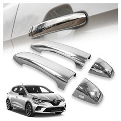 Nakładki na klamki Renault Clio Hatchback V RJA/BJA BF/B7 2019-2025 stal